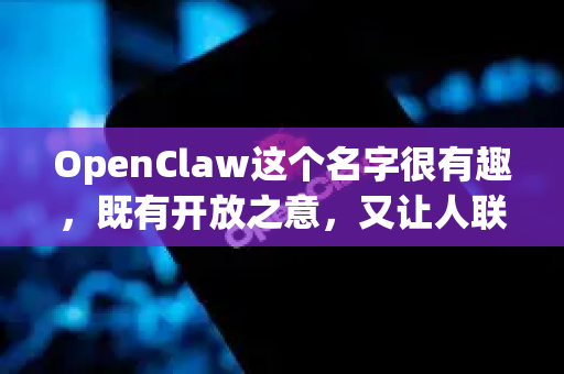 OpenClaw这个名字很有趣,既有开放之意,又让人联想到小龙虾灵活有力的钳子,寓意着这款AI工具能精准、智能地抓取电商运营中的关键机会,提升效率与转化-第1张图片-OpenClaw官网 - 龙虾本地部署|安装下载 OpenClaw这个名字很有趣,既有开放之意,又让人联想到小龙虾灵活有力的钳子,寓意着这款AI工具能精准、智能地抓取电商运营中的关键机会,提升效率与转化-第1张图片-OpenClaw官网 - 龙虾本地部署|安装下载