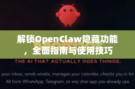 解锁OpenClaw隐藏功能，全面指南与使用技巧