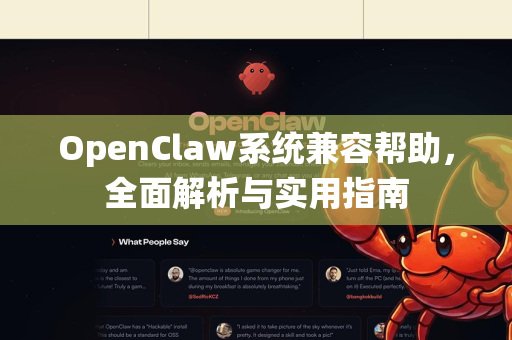 OpenClaw系统兼容帮助，全面解析与实用指南